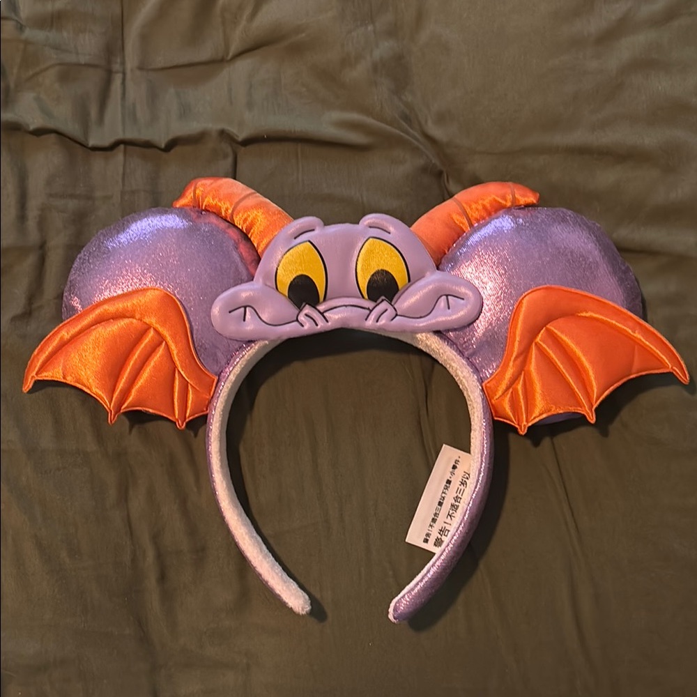 Disney Figment Mickey Ears *Park Exclusive* Excellent Condition